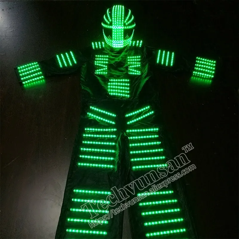 Светодиодный светящийся танцевальный костюм с дистанционным управлением, Обесцвечивающий костюм со светящейся надписью, лазерный танцевальный костюм rs Stilt, сценический костюм, электрооптический