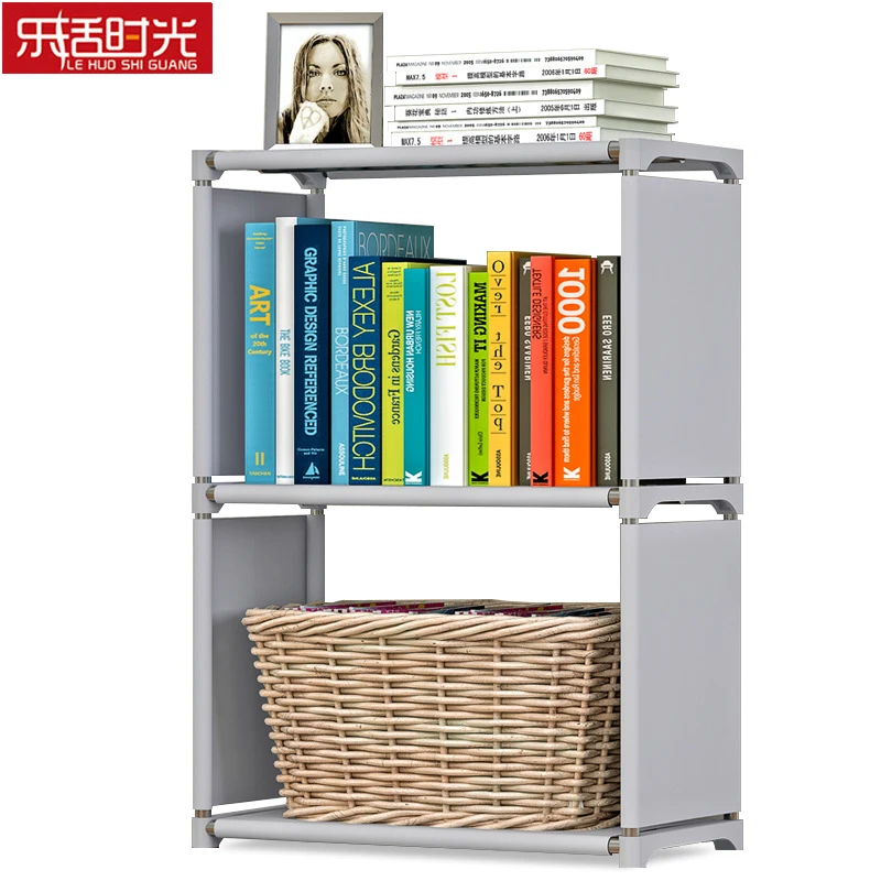 

Simple 3 Tier Kids Bookshelf Creative Modern Home Decoration Study Room Display Stand Reinforced Frame Small Bookcase for Kids