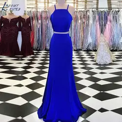 SHJ851 Лидер продаж пикантные Топ "Русалка" Вечерние платья обувь для девочек 2019 спинки двойка вечернее платье Синий индивидуальный заказ