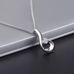 0.15ct/Центральный камень ЛЮБОВЬ 18 К золотой бриллиантовый кулон для женщин Мода и ювелирные украшения свадьбы помолвка