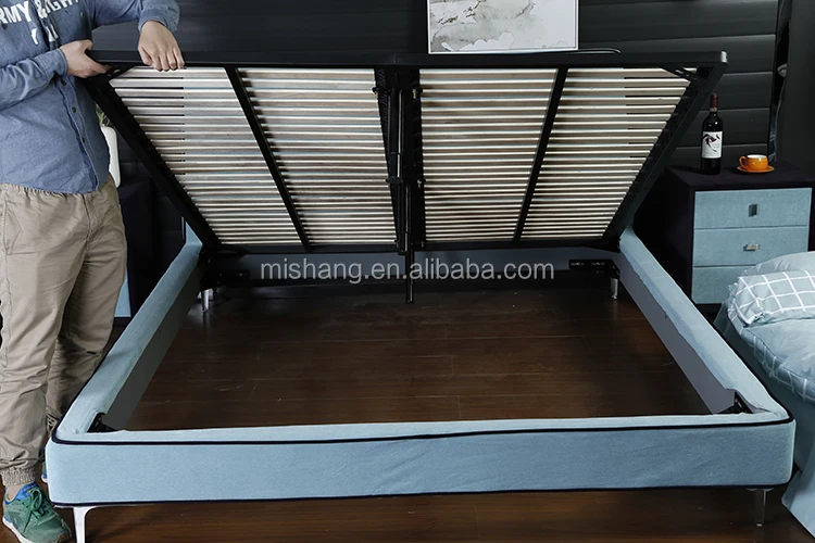 Итальянская Современная спальная мебель из тикового дерева двуспальная кровать