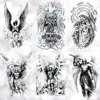 Wing Holy Angel Waterproof Temporary Tattoo Sticker Brave knight Warrior Flash Tattoos Body Art Arm Fake Tatoo ► Photo 1/6