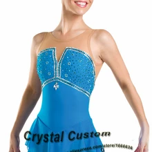 Платье для фигурного катания на заказ для девочек новое Брендовое платье Vogue для соревнования в фигурном катании для детей DR3256