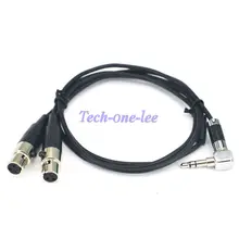 10 шт./лот 3,5 мм 1/" Мужской кабель 3pin 2 XLR для женщин микрофон SP Y сплиттер аудио провод