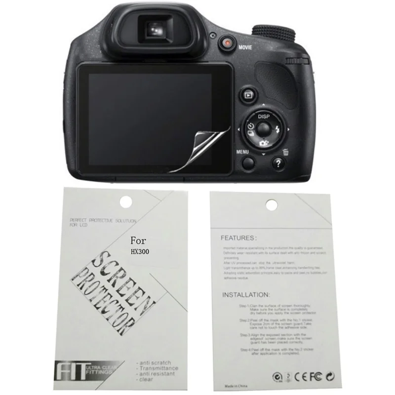 2 Pezzi Nuovo Film Morbido Di Protezione Dello Schermo Della Macchina Fotografica Per Sony Hx9V Hx100V Hx200V Dsc-H400 Hx60 Hx90V Hx300 Hx350 Rx1R Ii 