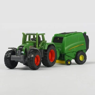 toy tractor and baler