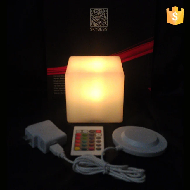 RGB Rechargeable Led illuminated Furniture Remote Control Outdoor Led Cube Chair bar KTV Pub Plastic Tables lighting AC80-265V