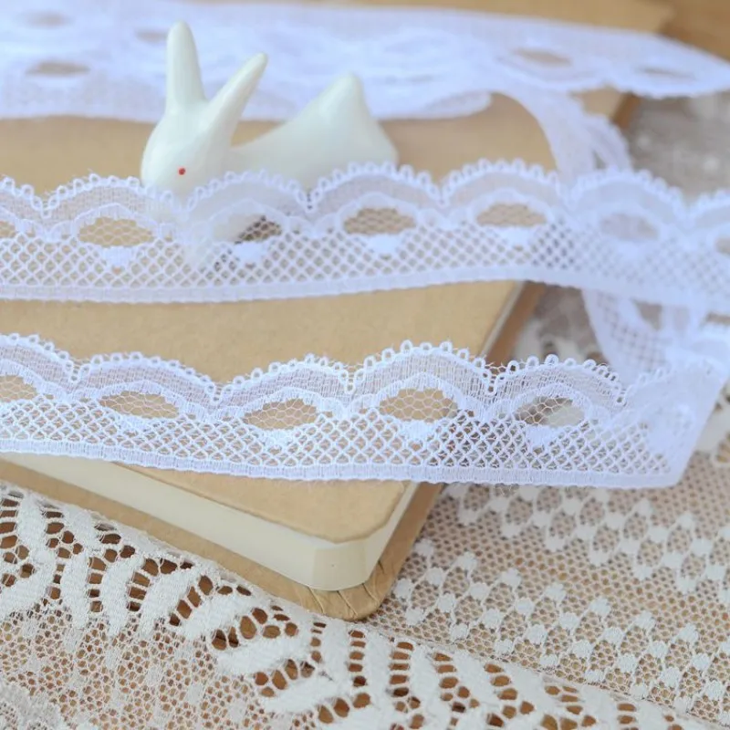 2019 hot sale Lace accessories white lace small 2 cm H0204 | Дом и сад