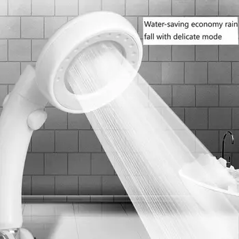 

Shower Head, High Pressure Handheld Shower Head, Best Pressure Boosting Rainfall Spray Shower Head with Angle Adjustable & One