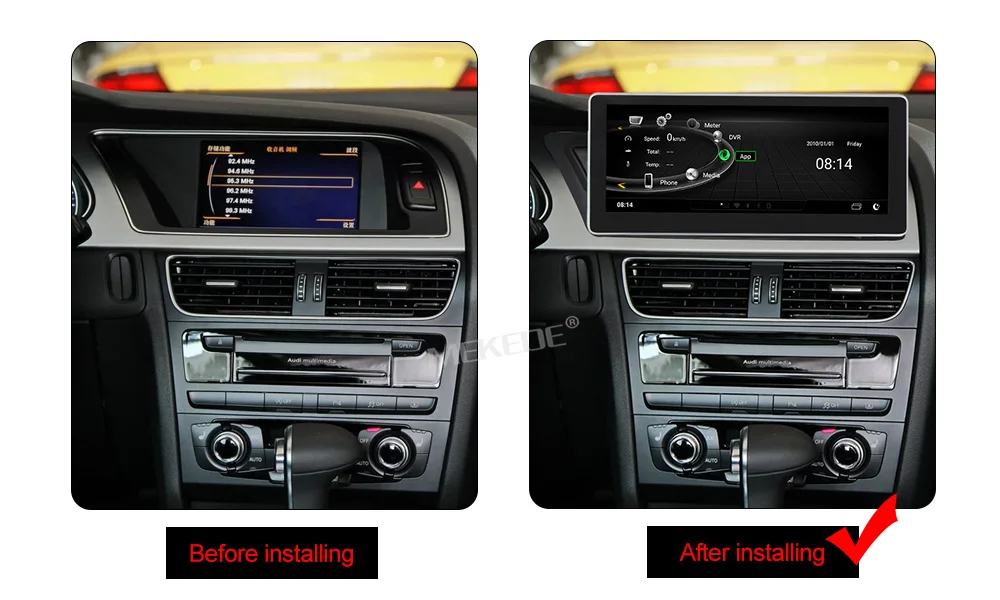 3+ 32G 10,2" Android 7,1 4G lte автомобильный Радио Аудио gps навигационный плеер для Audi A4 A5 S4 S5 2009- с BT wifi Мультимедиа