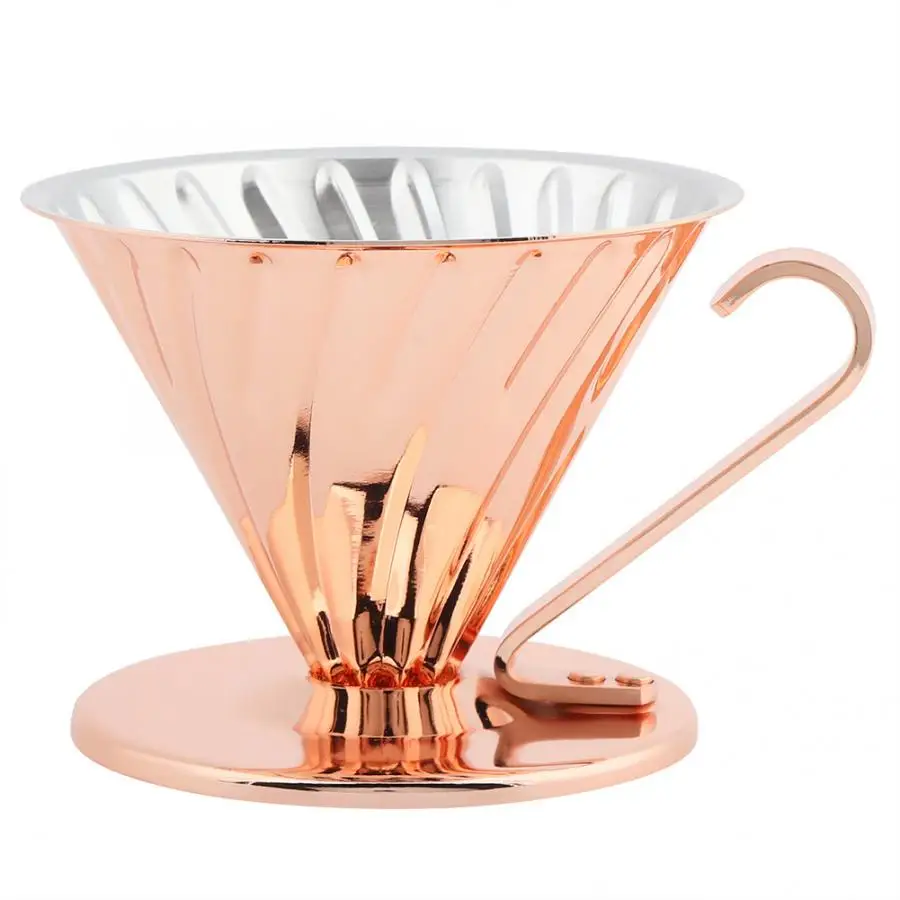 

Reusable Coffee Filter Metal Holder Metal Funnel Cup Drif Coffee Filters Dripper Drip Coffee Filter Cup