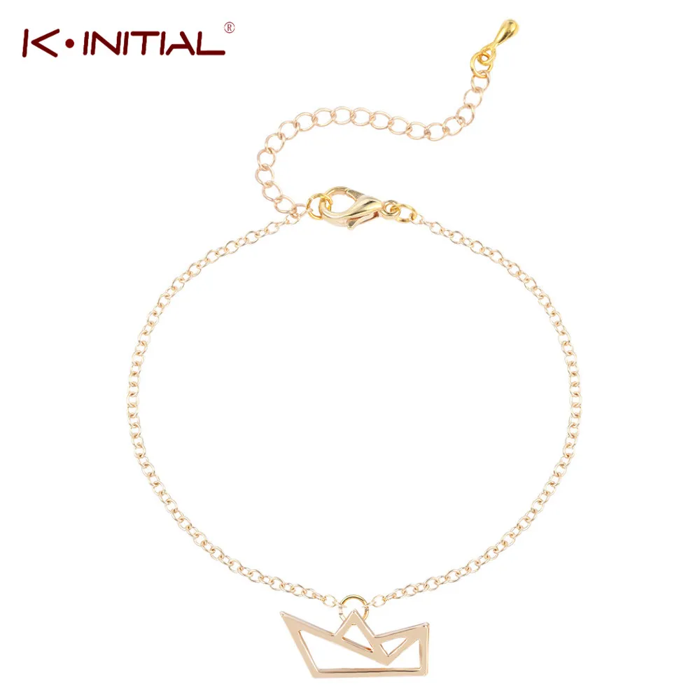 Kinitial Charm Boat Bracelets for Women Sailing Ship Boats Bracelet