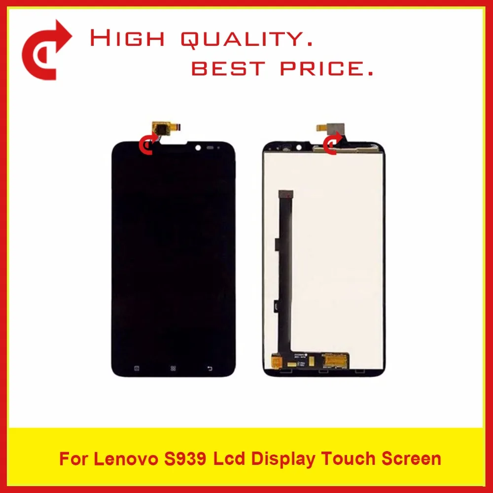 

High Quality Replacement 6.0" For Lenovo S939 LCD Display With Touch Screen Digitizer Sensor Panel Assembly Free Shipping