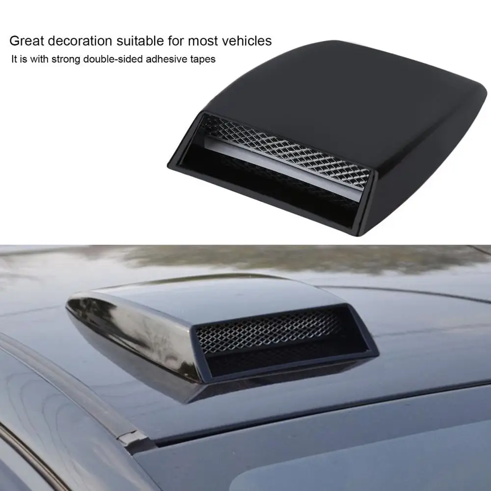 

Car styling Universal Decorative Air Flow Intake Scoop Turbo Bonnet Vent Cover Hood Silver/white/black car styling