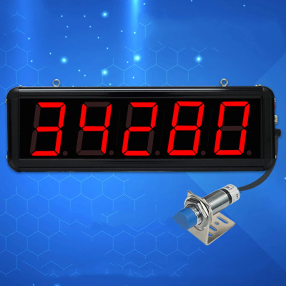 

LED large screen automatic induction counter / infrared conveyor belt loading point device / industrial digital display line