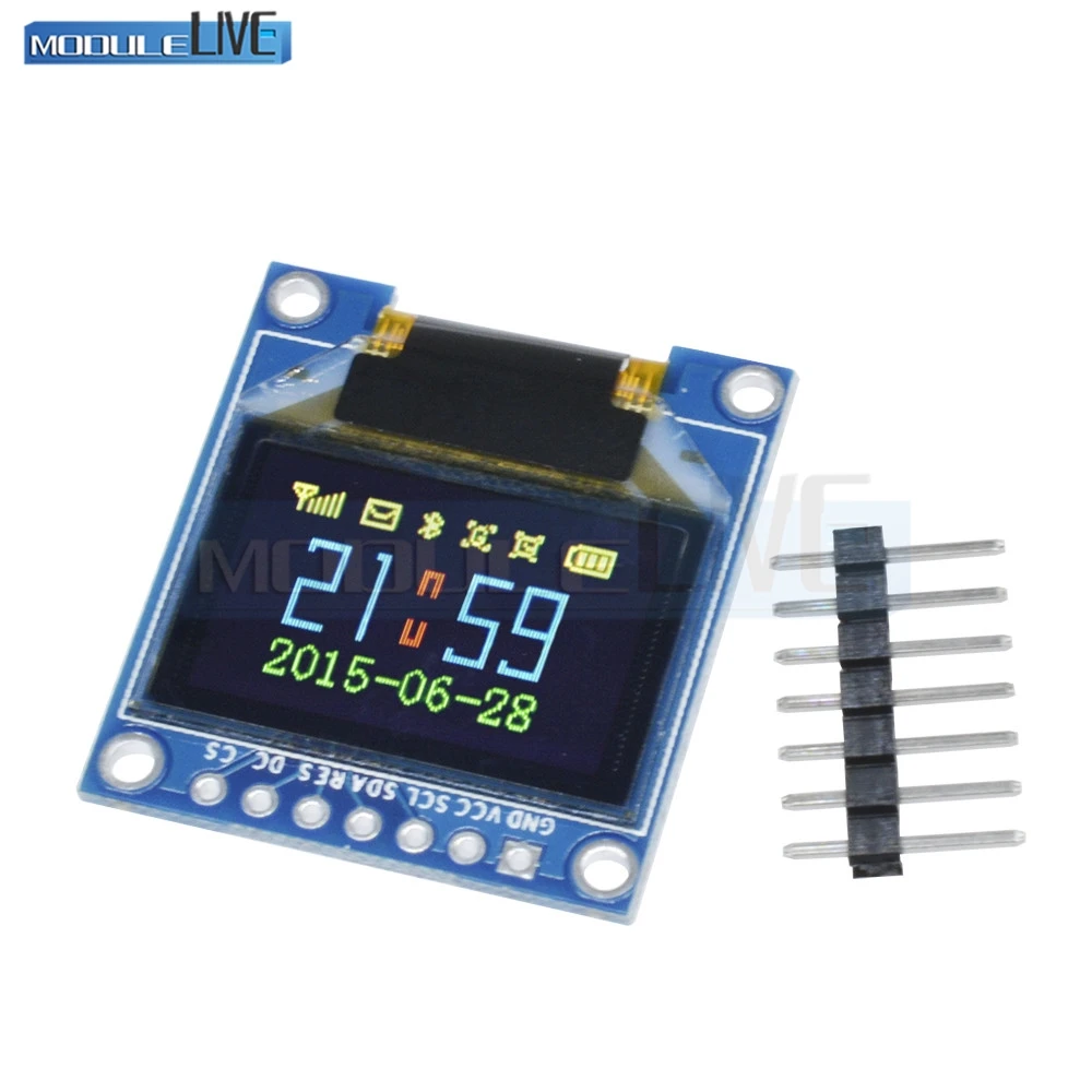 0,95 дюймов 0,9" SPI полный цветной oled-дисплей DIY модуль 96x64 lcd для Arduino SSD1306 Драйвер IC Высокое качество