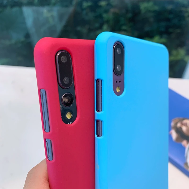 Матовый Жесткий Пластиковый ПК чехол карамельных цветов для Huawei P40 P30 P20 Nova 3 3i Honor 9S