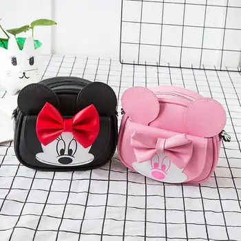 

New Women Messenger Bag New Lovely Mickey Children Vintage Fashion Crossbody Bag girl single shoulder bag