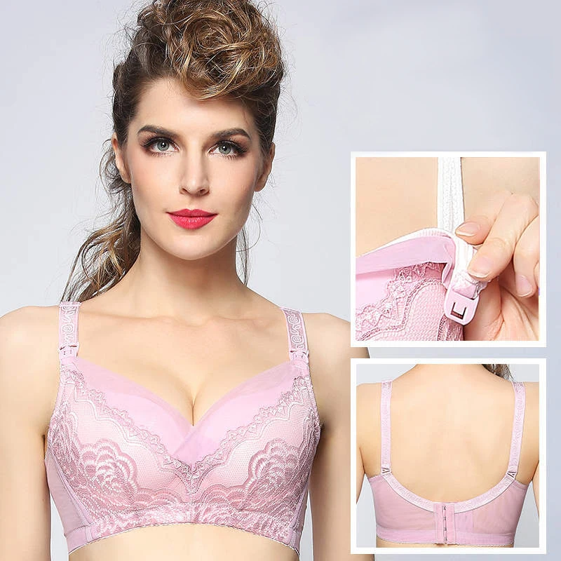 1pcs Women Breastfeeding Maternity Nursing Wire Free Four Hook Back