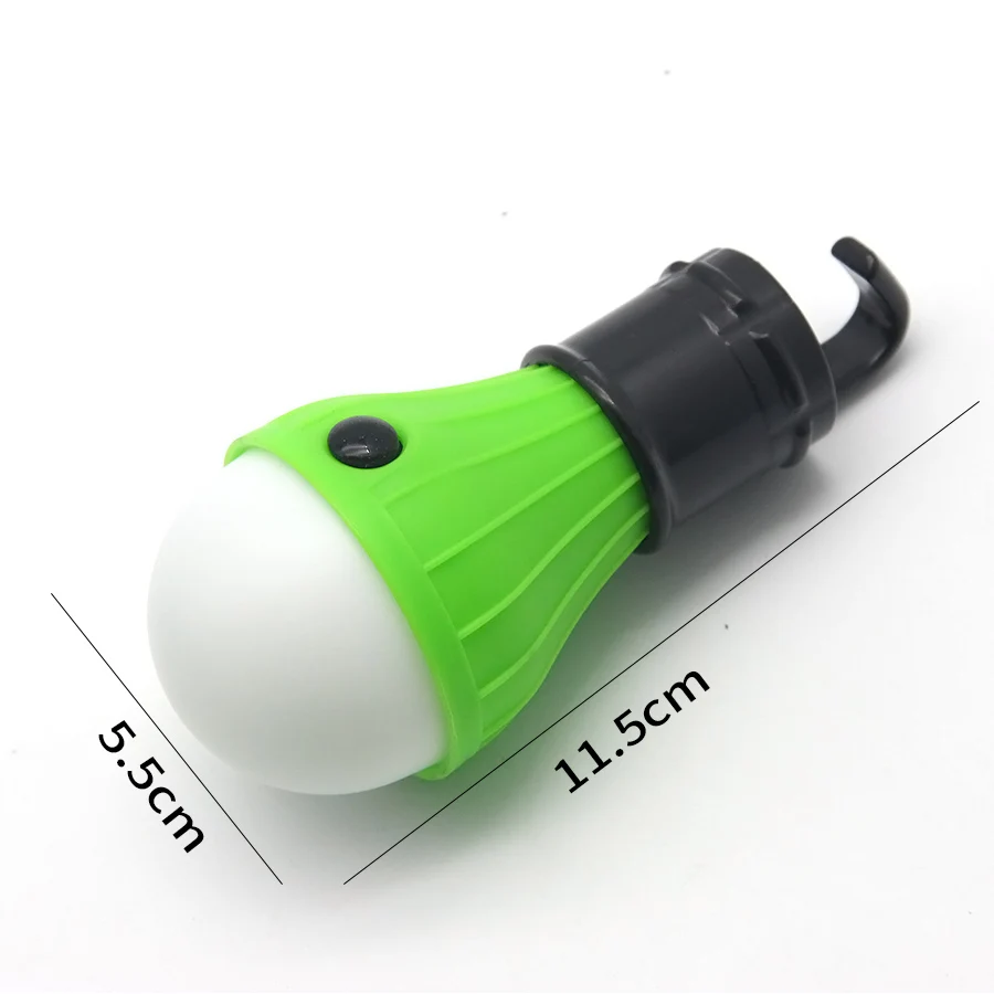 Аварийный ночник мини палатка светодиодный светильник IP43 креативный AAA батарея уличная лампа супер яркий Кемпинг оборудование освещение - Цвет: Зеленый