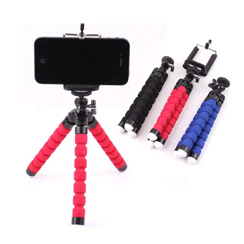 

Mobile Phone Stand Car Phone Holder Flexible octopus Tripod Bracket Digital Camera Mini Portable Flexible Desktop Stent