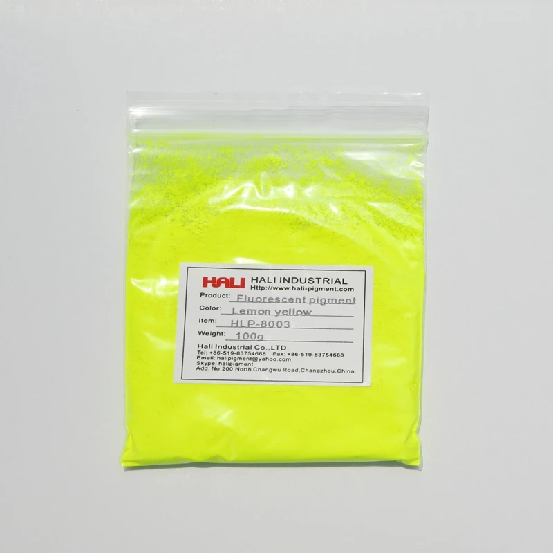 

fluorescent powder,fluorescent pigment,water-based colour paste pigment,item:HLP-8001..8005,color:lemon yellow,pink..,1lot=100g.