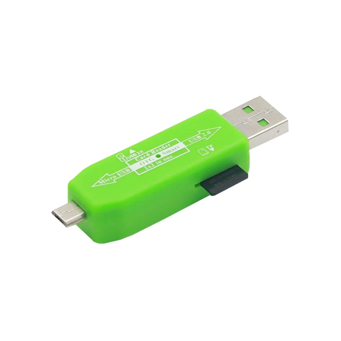 Etmakit Новый OTG кард-ридер USB 2,0 концентратор Универсальный Micro TF кард-ридер адаптер комплект подключения для Android мобильного телефона