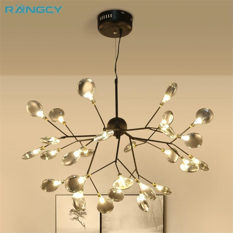 

Post modern LED Chandelier Light Tree branch technique of conductive layers Nordic Art Decoration 27/36/45 head creative LED G4