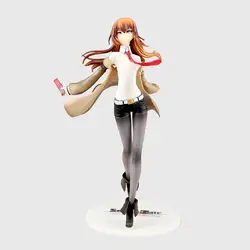 Аниме Штейнс ворота Makise Kurisu лаборатории участник 1/8 Весы окрашенный ПВХ фигурку Коллекция Модель Дети Игрушечные лошадки куклы 25 см