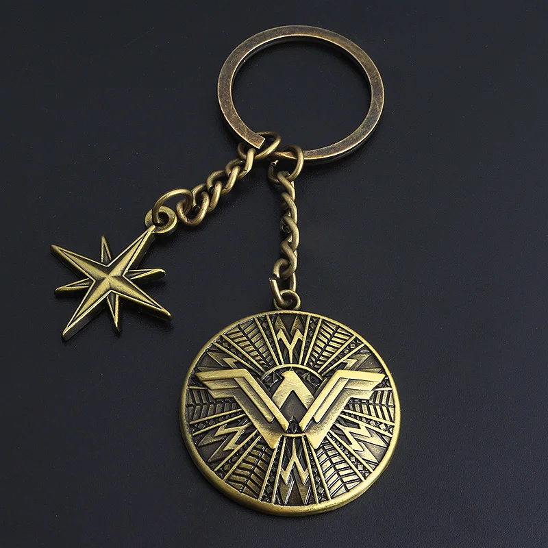 Модный брелок с логотипом чудо женщины подарочные украшения фанов|fashion keychain|keychain