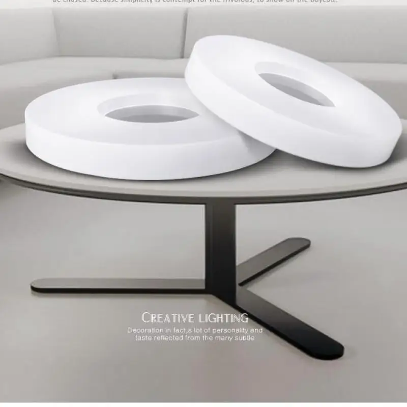 Современный светодиодный круглый потолочный светильник акриловая ...