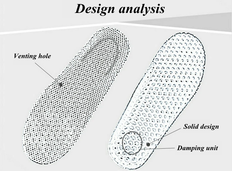 1 пара дышащие дезодорирующие стельки для обуви Бег подушки стельки спортивные Memory Foam стельки для кроссовок вставка для поддержки свода