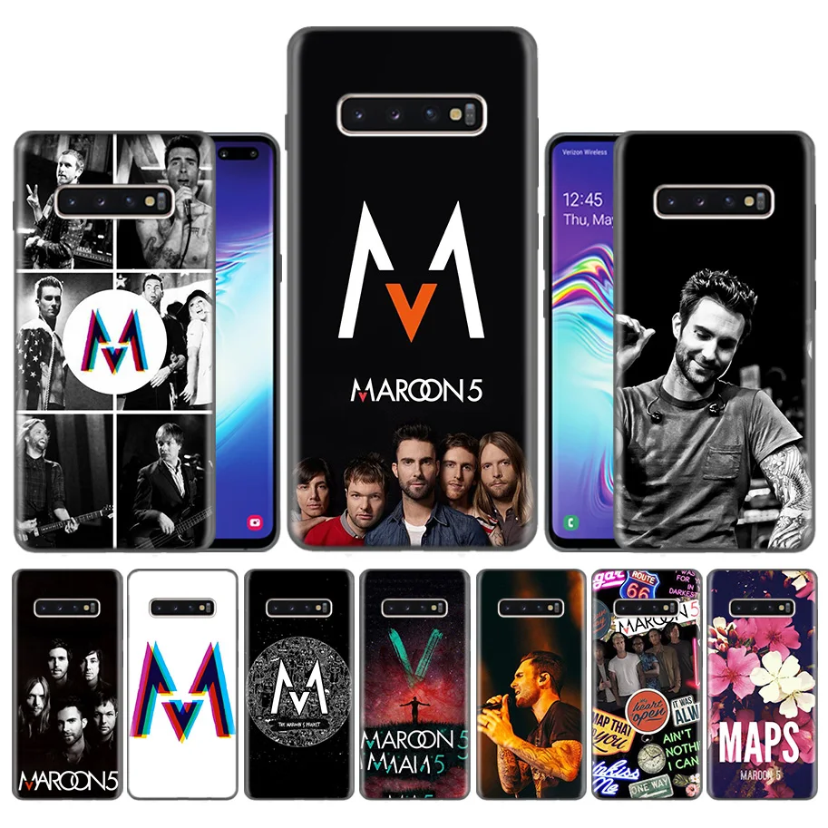 

Case Coque for Samsung Galaxy S10 S9 S8 Plus 5G A30 A50 A70 A40 A20 A10 Note 8 9 10 Cover Bags Falls Maroon 5 Adam Levine