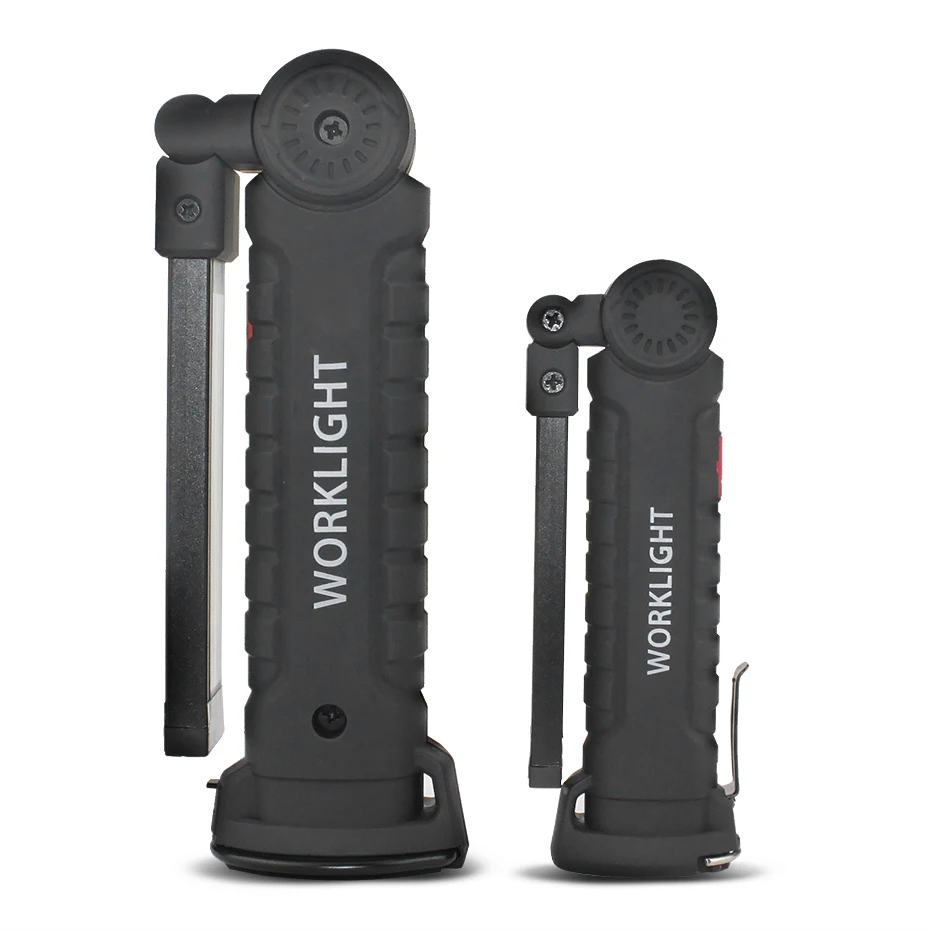 

Mini Rechargeable Magnetic Led Flashlight Torch COB LED Portable Spotlight USB Charging Multi-functional Led Work Light Outdoor