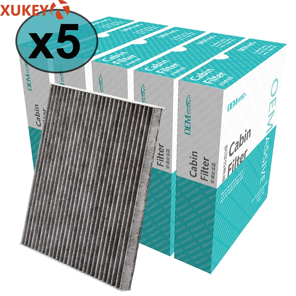 

5x Car Accessories Pollen Cabin Air Filter 3SF79-AQ000 For Hyundai Grandeur GH Santa Fe DM Sonata YF Kia K5 2012 2013 2014 2015