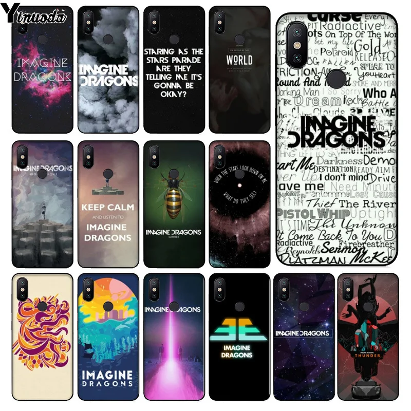 

Yinuoda night music imagine dragons music Customer Phone Case for xiaomi mi 6 8 se note2 3 mix2 redmi 5 5plus note 4 5 5 Cases