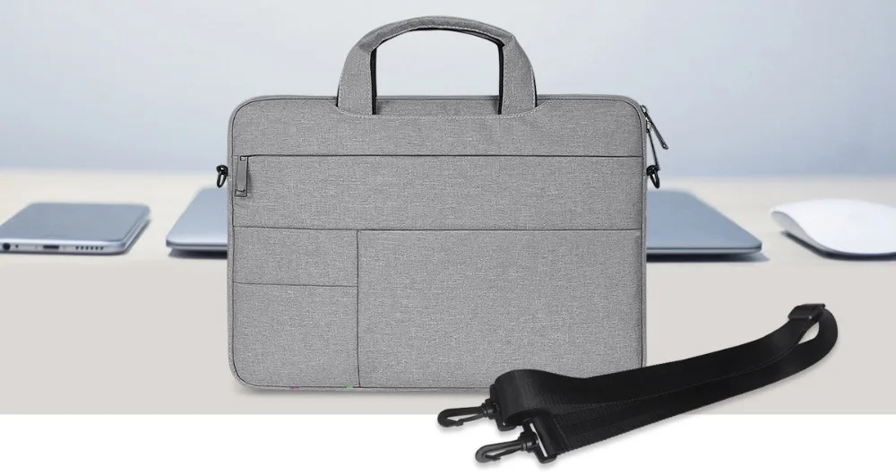 Laptop Bag 13 14 15.4 15.6 Inch Waterproof Notebook Case for Xiaomi Acer Macbook Air Pro Laptop Shoulder Handbag Briefcase Men Laptop Bag 13 14 15.4 15.6 Inch Waterproof Notebook Case for Xiaomi Acer Macbook Air Pro Laptop Shoulder Handbag Briefcase Men