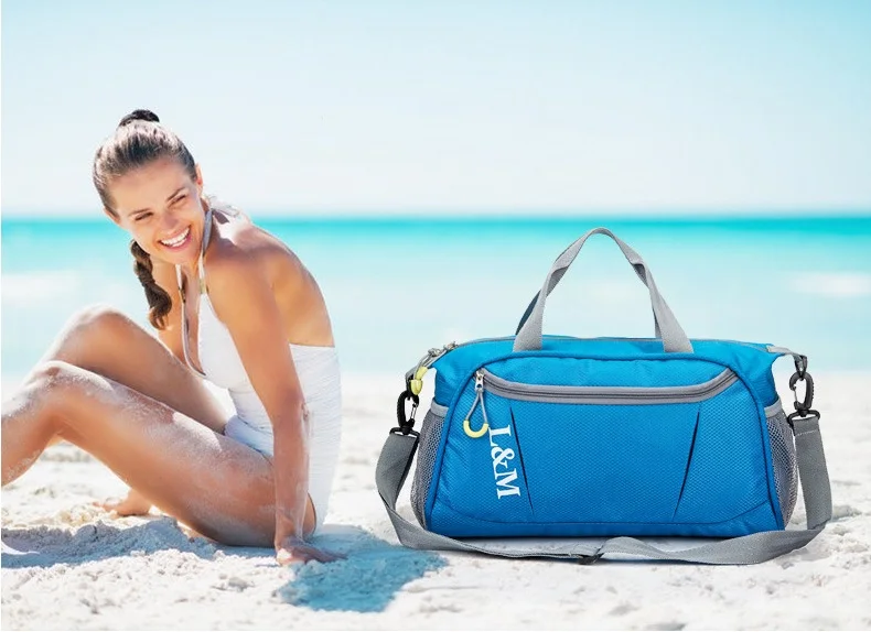 L& M профессиональная легкая и прочная спортивная сумка для спортзала, Женская и мужская сумка для спортзала, фитнеса, тренировок, наплечная сумка, сумка для йоги, багаж