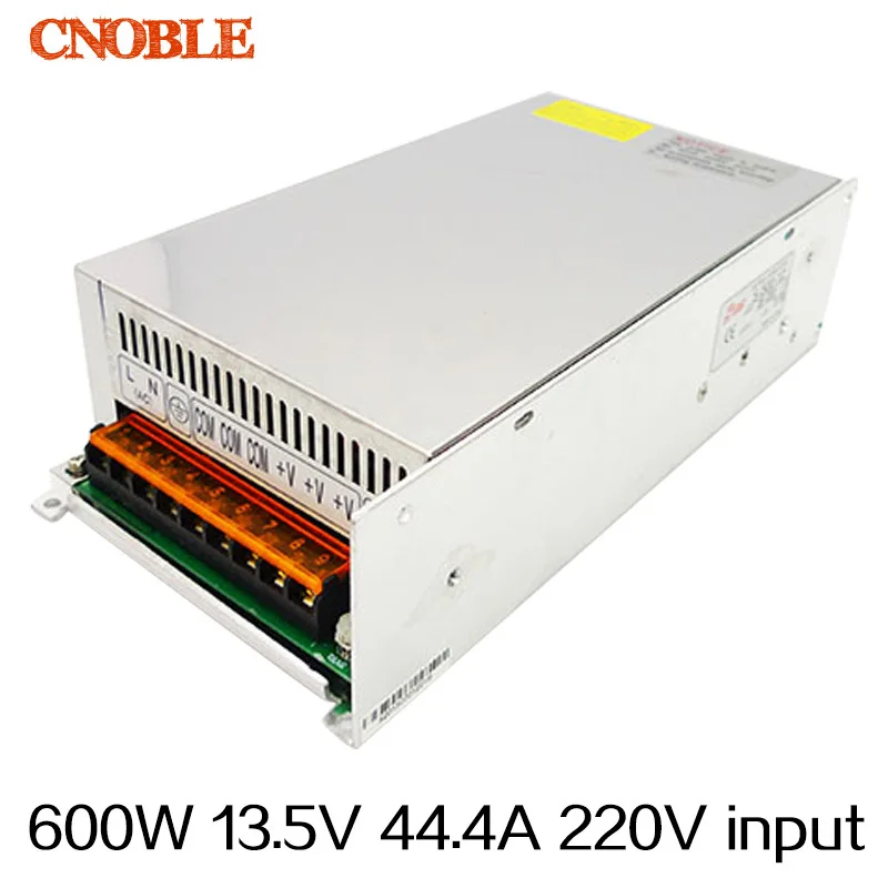 

600W 13.5V 44.4A 220V INPUT Single Output Switching power supply for LED Strip light AC to DC