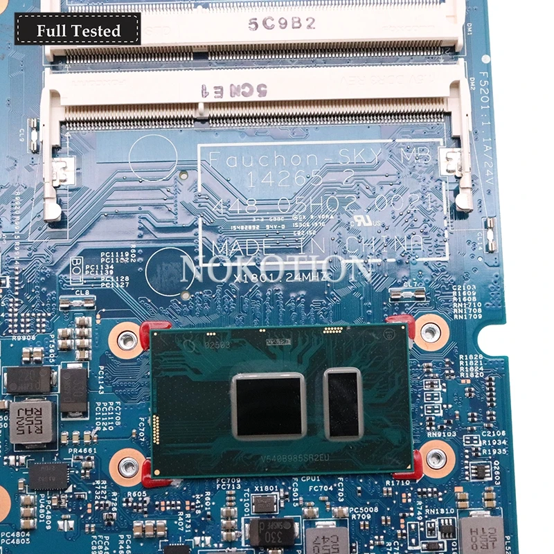 NOKOTION 849242-601 849242-001 основной плата для HP Pavilion X360 13-S 13T-S Материнская плата ноутбука 448.05H02.0021 SR2EU i3-6100U DDR3