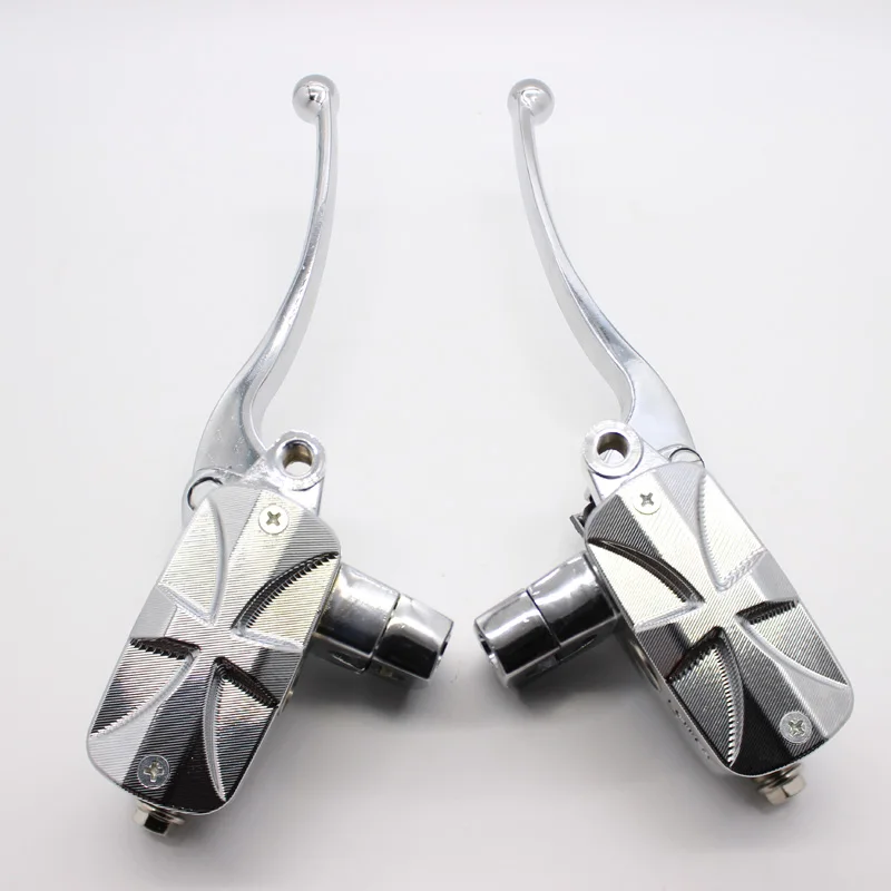 Arcade Universal 78 22mm Hydraulic Motorcycle Brake Master Cylinder Hydraulic Clutch Levers fluid Reservoir 14mm Piston