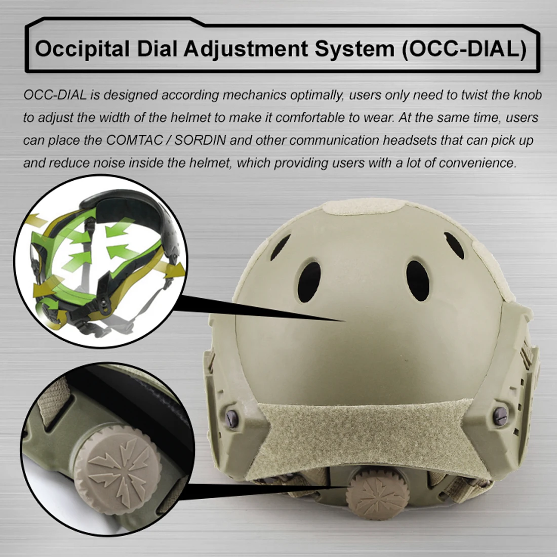 Best Surwish Tactical Helmet FAST Round Hole Helmet 3