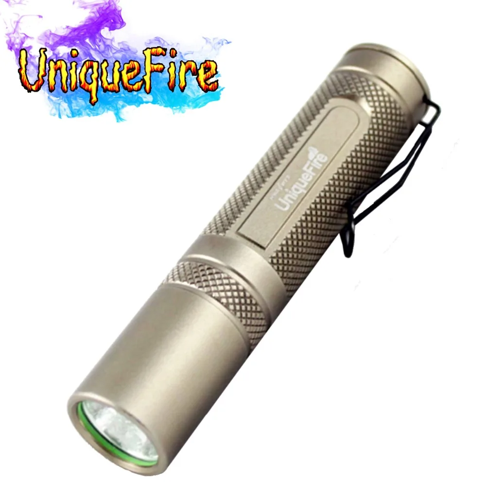 

UniqueFire AA-S1 3 Modes Flashlight Bronze Q5 Led Lanterna Aluminum Alloy Led Torch Lamp Rechargeable For Camping