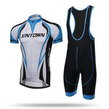 

Sky Blue 2018 Cycling Jersey Set Quick Dry Men Bike Moutain MTB Bike Sports Clothing Bicycle Clothes Ropa maillot ciclismo