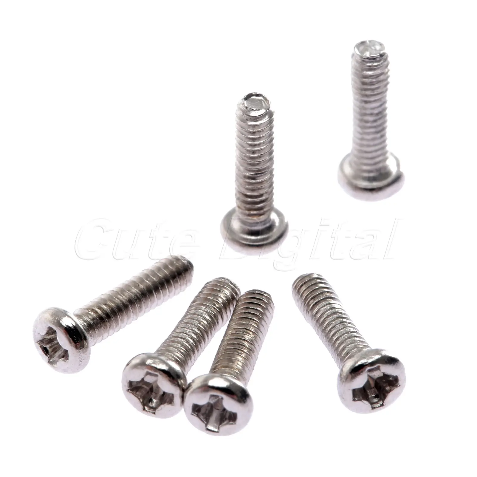 Buy 50PCS Stainless Steel M2 x 8mm Screw Cross Round