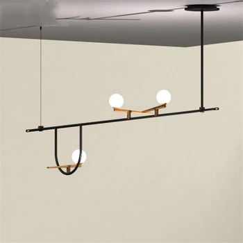 

Nordic Exhibition Bird LED Chandelier Molecular Line LED pendant Lamps Cafe Glass Metal Suspension Light Dinning Room Hotel Home