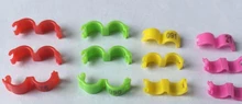 1000 pc anel de bandas com número 1-100 6 cores 2.7/3/4/4.5/5mm aberto anel clipe
