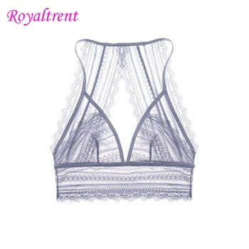 

Sexy Beauty Back Ultra-Thin Bra No Steel Ring Bra Transparent Lace Underwear Bralette