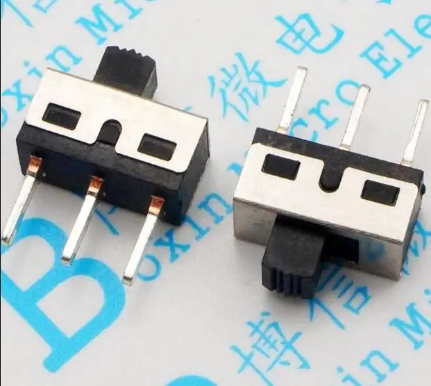 

Free Shipping 500PCS SS12D10 1P2T SPDT 3Pin Toggle Switch 3A 250V Switches handle length 5mm pin pitch 4.7mm
