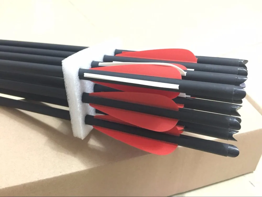 100PK 20" archery hunting crossbow arrows 20 inch mixed carbon fiber